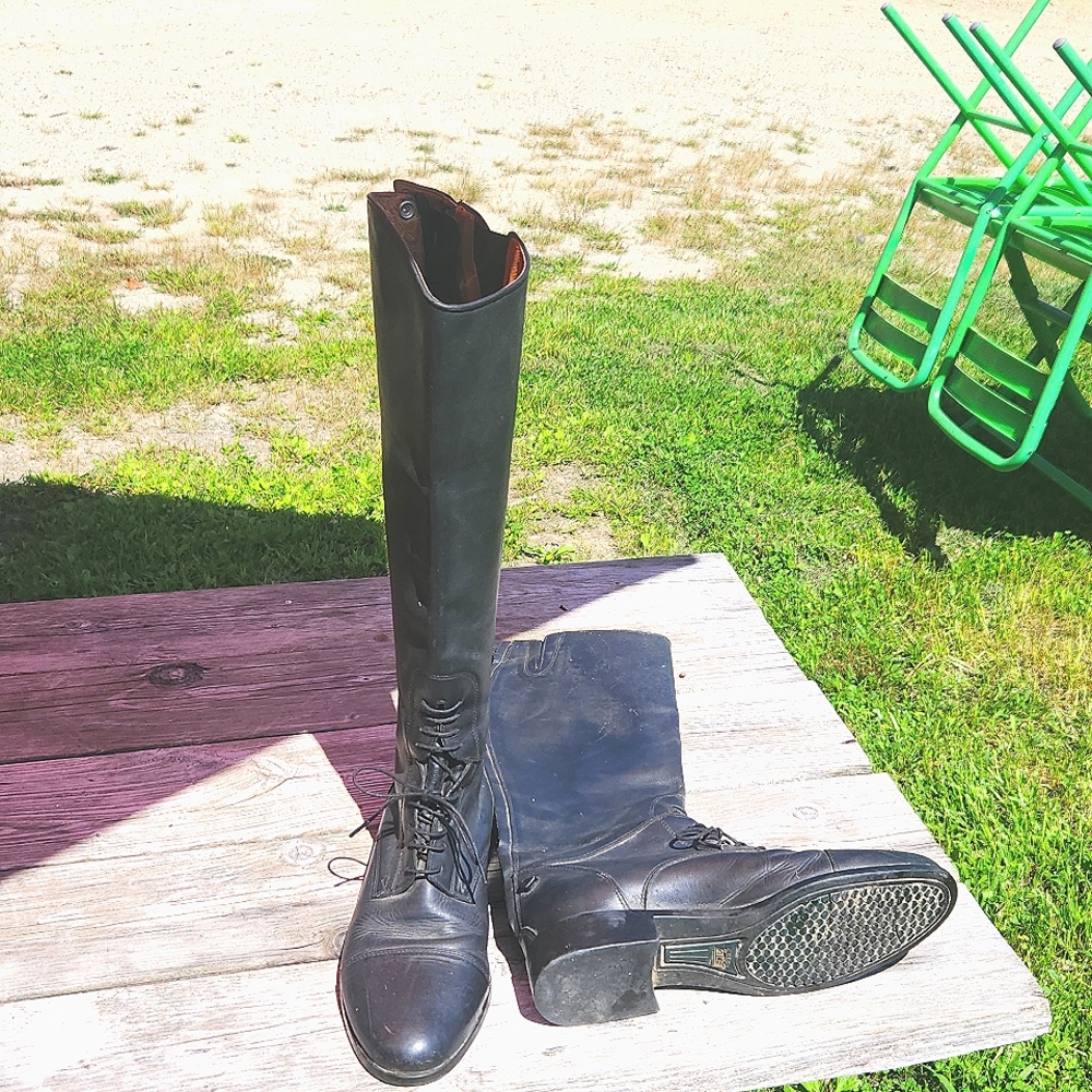 Ariat 4LR Tall Field Boots size 9 med Height calf Reg